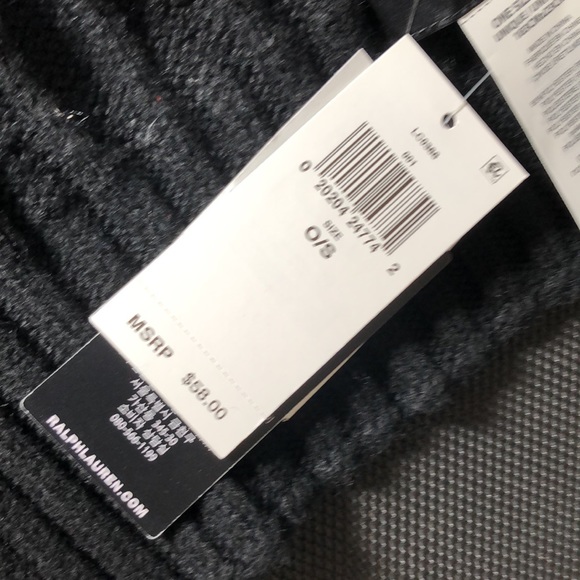 RL Black Label (OS) UNISEX Scarf RL Black label - Picture 3 of 11